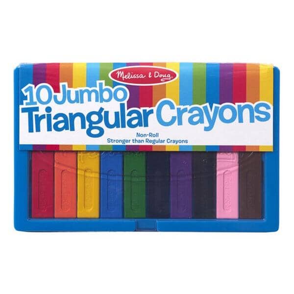 Jumbo Triangular Crayons (10 pc)