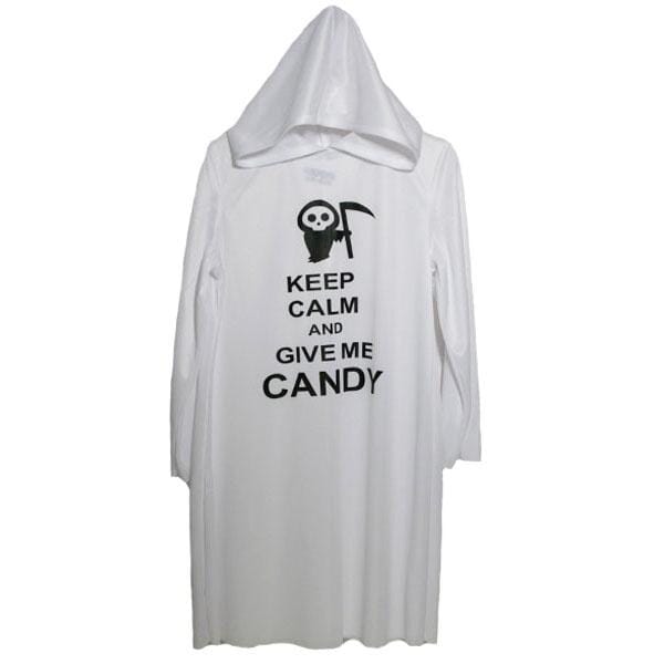 Keep Calm Robe White