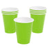 L Green Paper Cups Plain