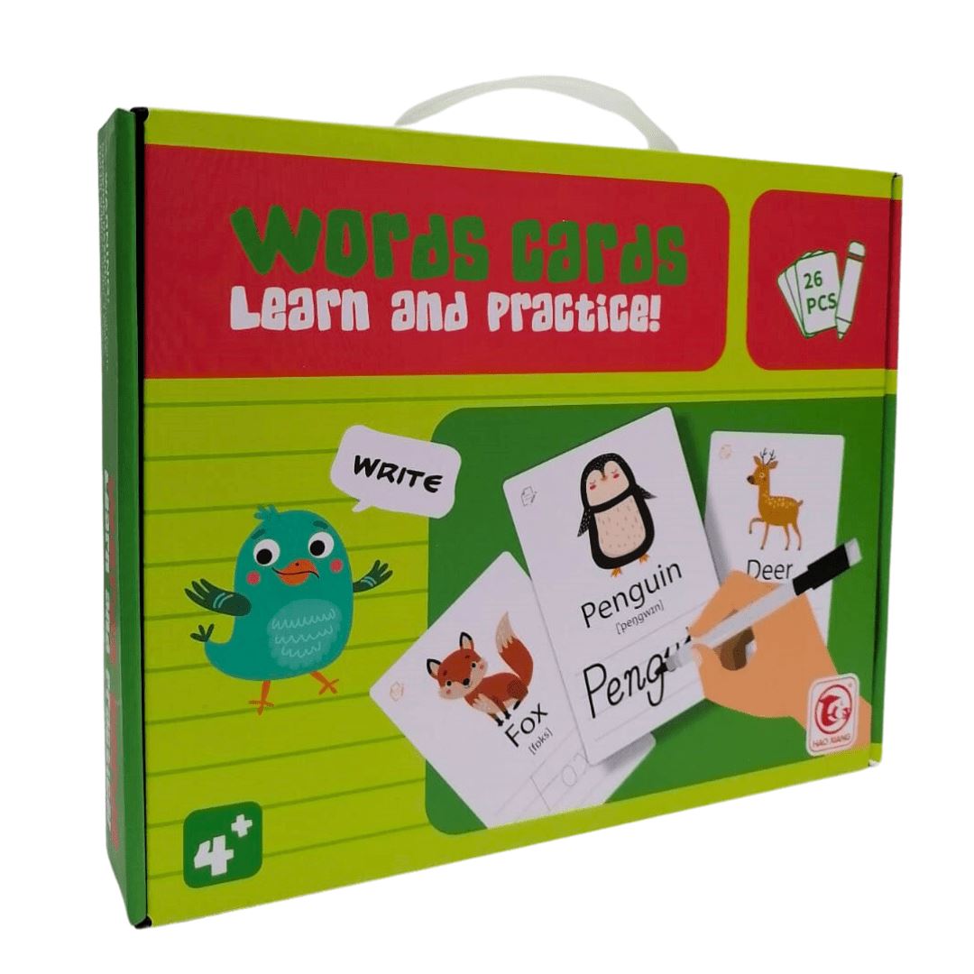 Learn and Practice Words Cards ( 26 Pcs )