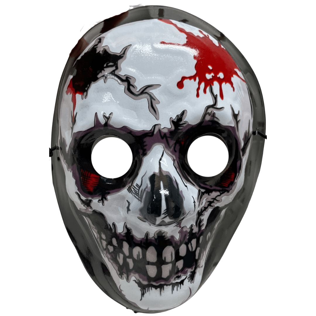 LED Light Up Mask - Bloody Skeleton