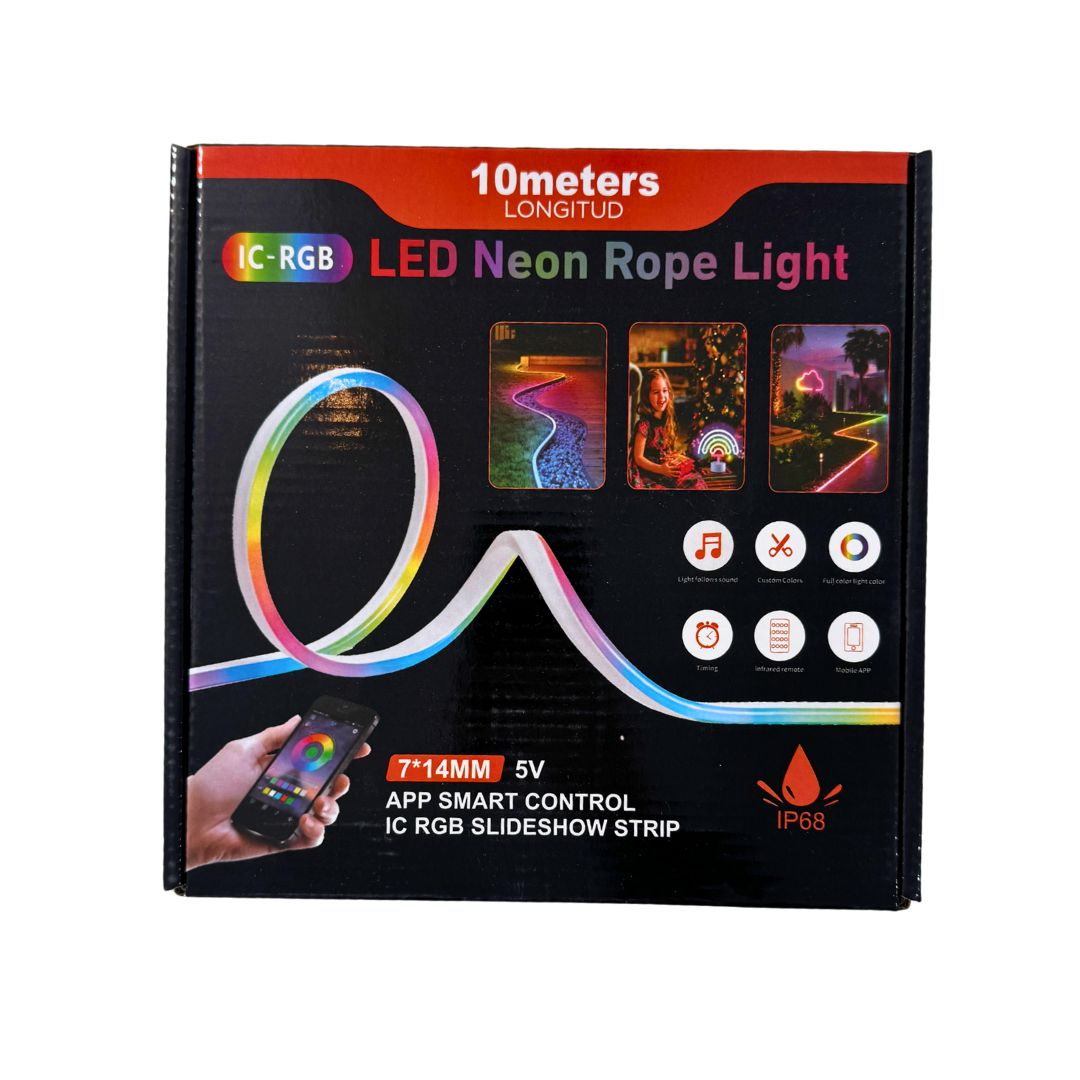 Rgb Mini Led Rope 10m RGB LED Neon Rope Light|Waterproof with App Control |Fast Delivery ...