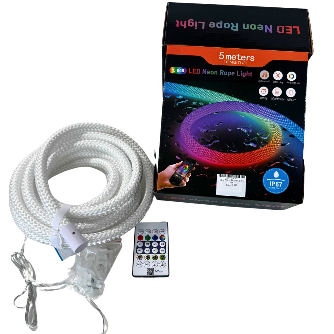 LED Neon Rope Light - 5m
