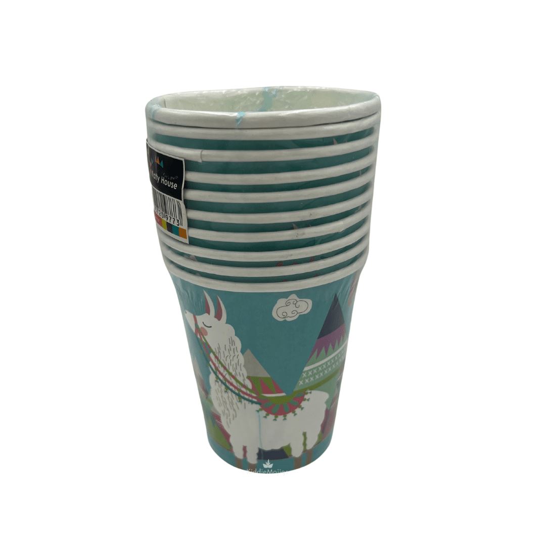 Llama Party Paper Cups 10pc