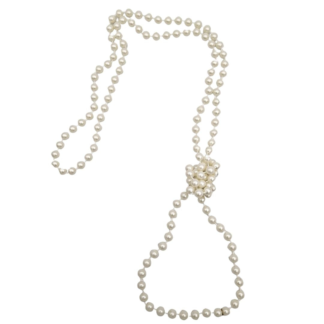 Long Necklace Pearls