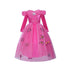 Long Sleeve Pink Butterfly Tulle Dress