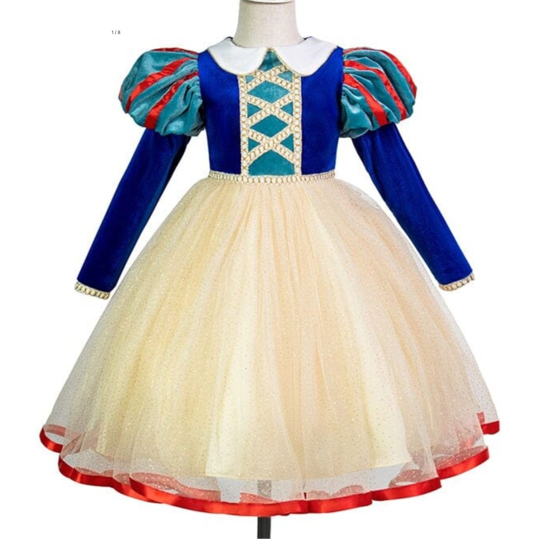 Long Sleeve Snow White Dress
