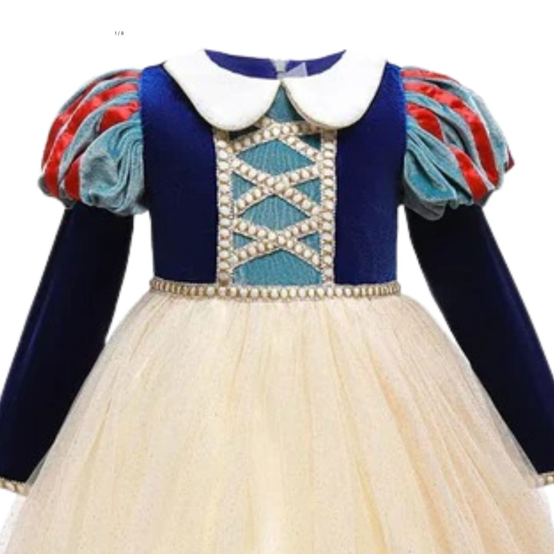 Long Sleeve Snow White Dress