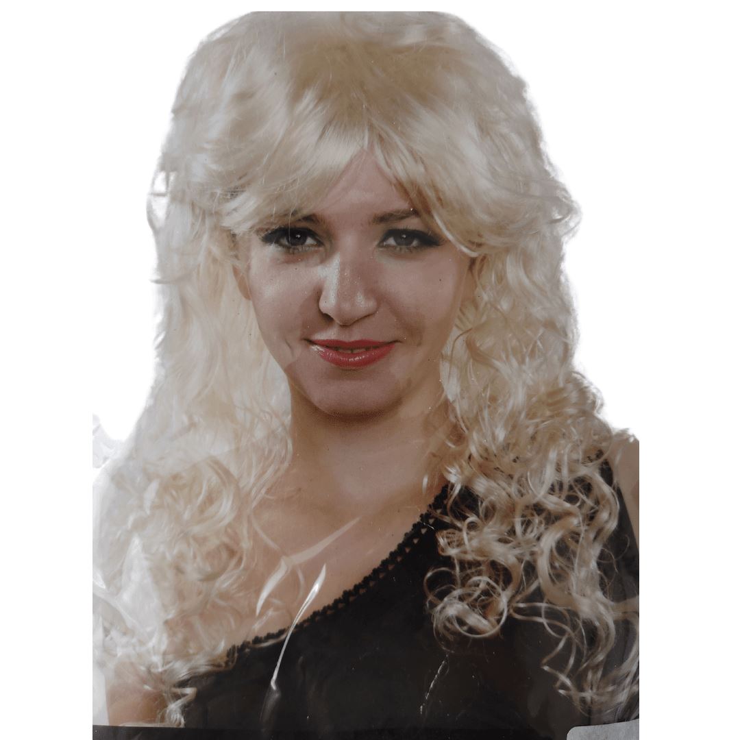 Long Wavy Blonde Wig