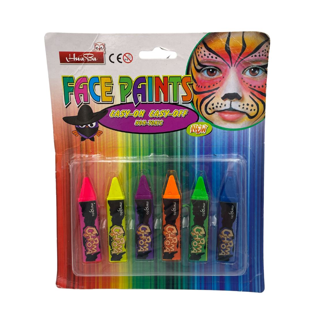 Lumo Face Paint 6 Colours