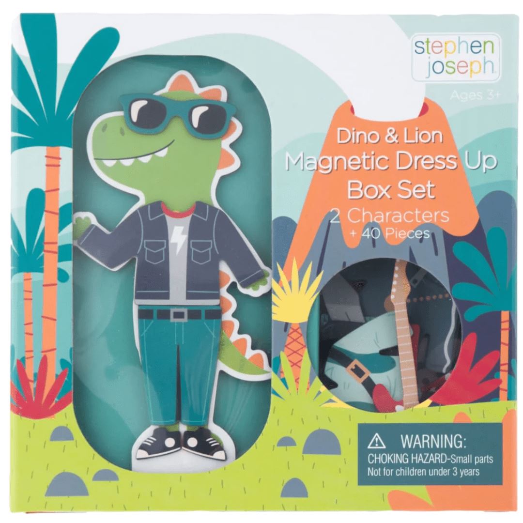 Magnetic Dress Up Doll Dino And Lion