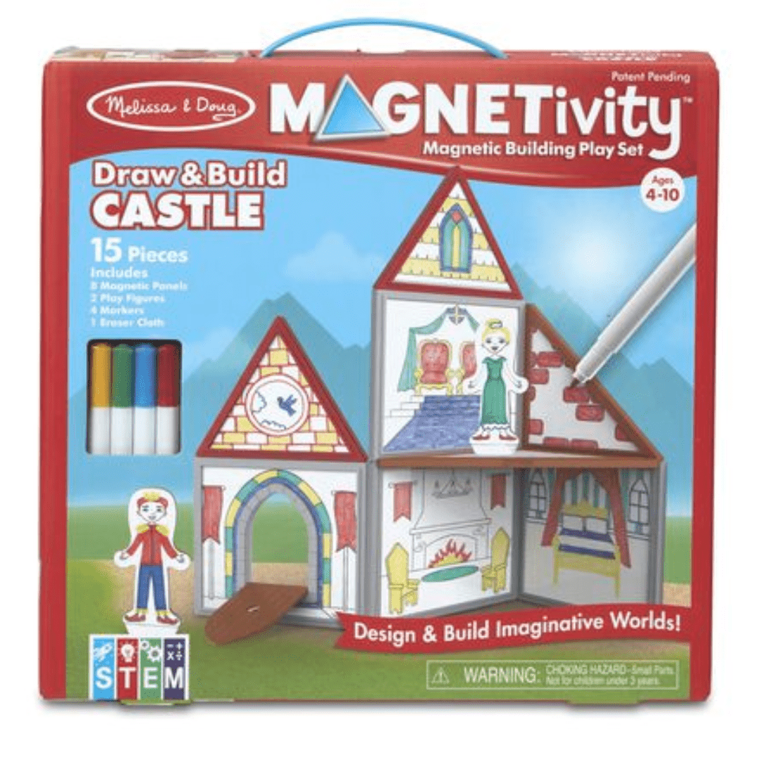 Magnetivity - Draw & Build Castle Toys Melissa & Doug 