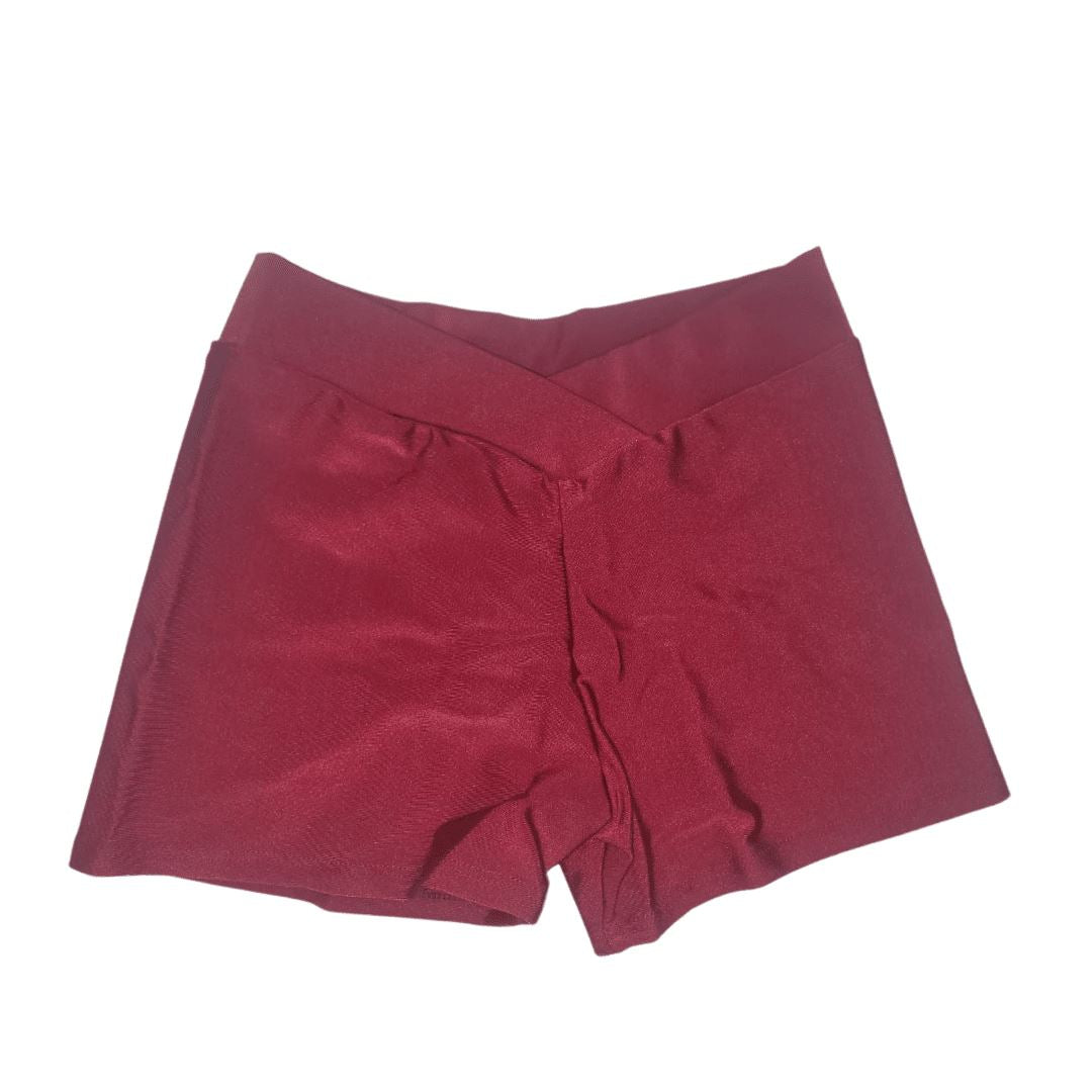 Maroon Hotpants with V-band Shorts