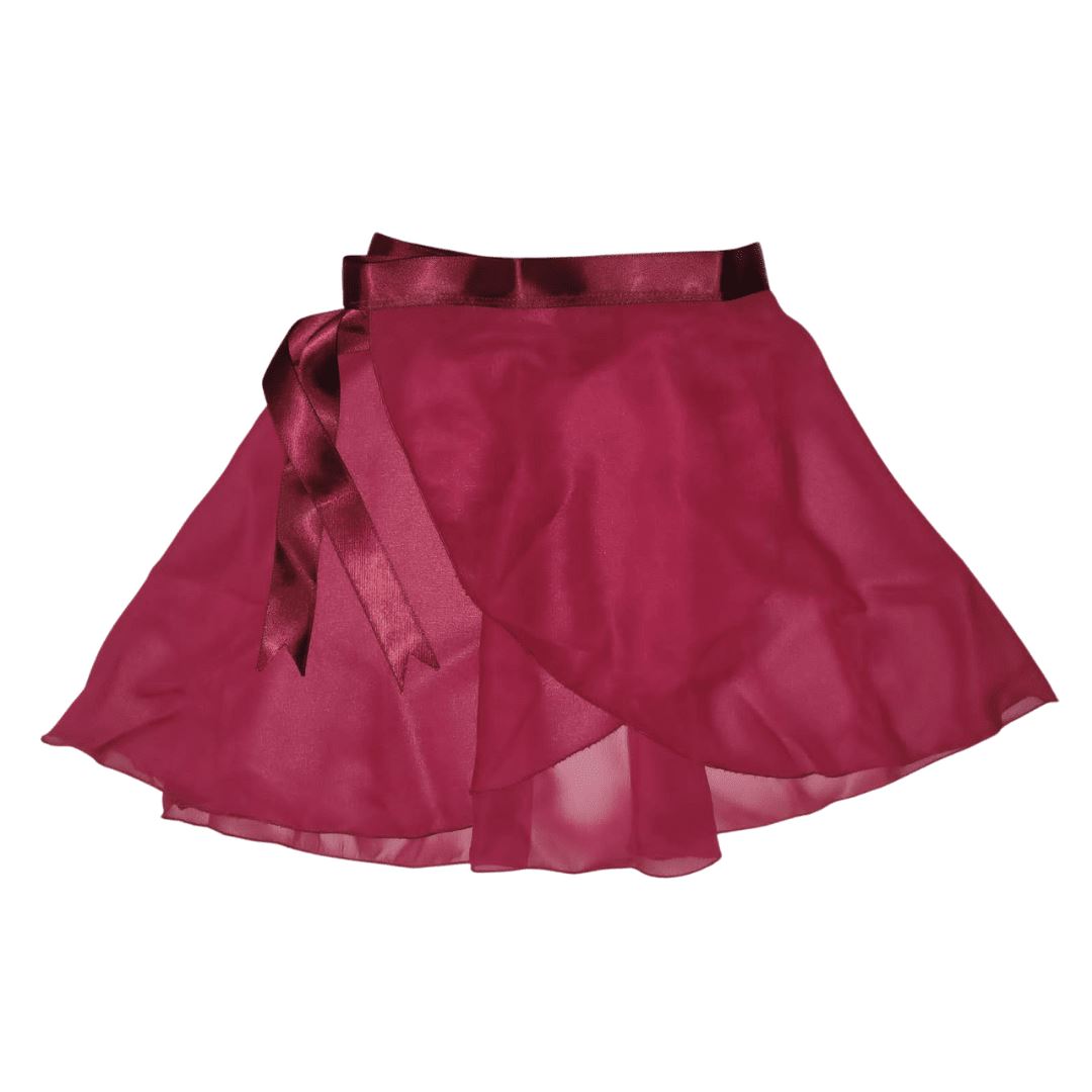 Maroon Wrap Skirt