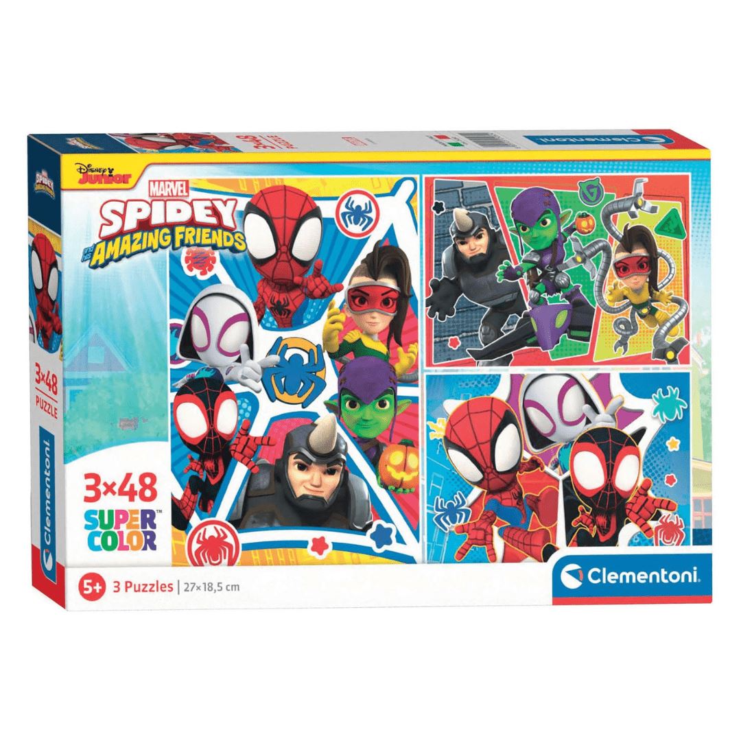 Marvel Spidey and His Amazing Friends puzzle - 3 x 48pc