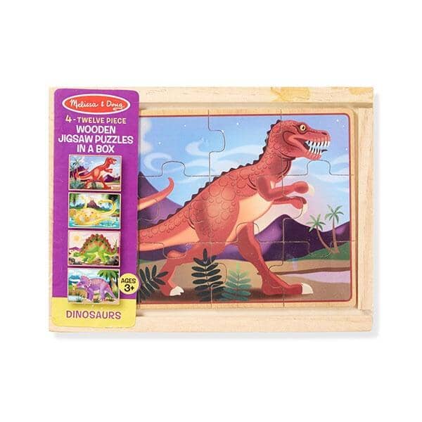 Melissa & Doug Dinosaurs Puzzles in a Box