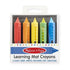 Melissa & Doug Learning Mat Crayons