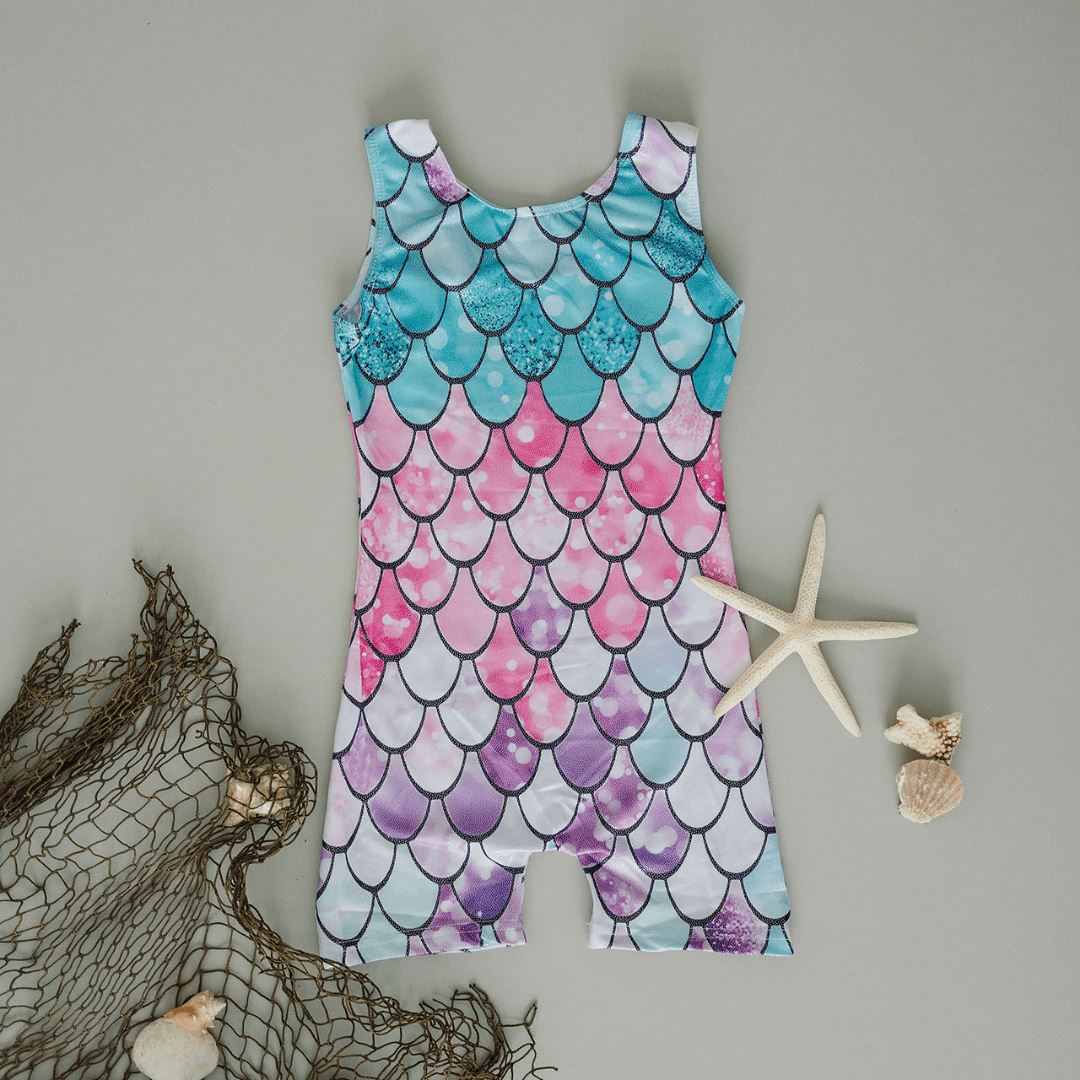 Mermaid Gymnastics Leotard Unitard