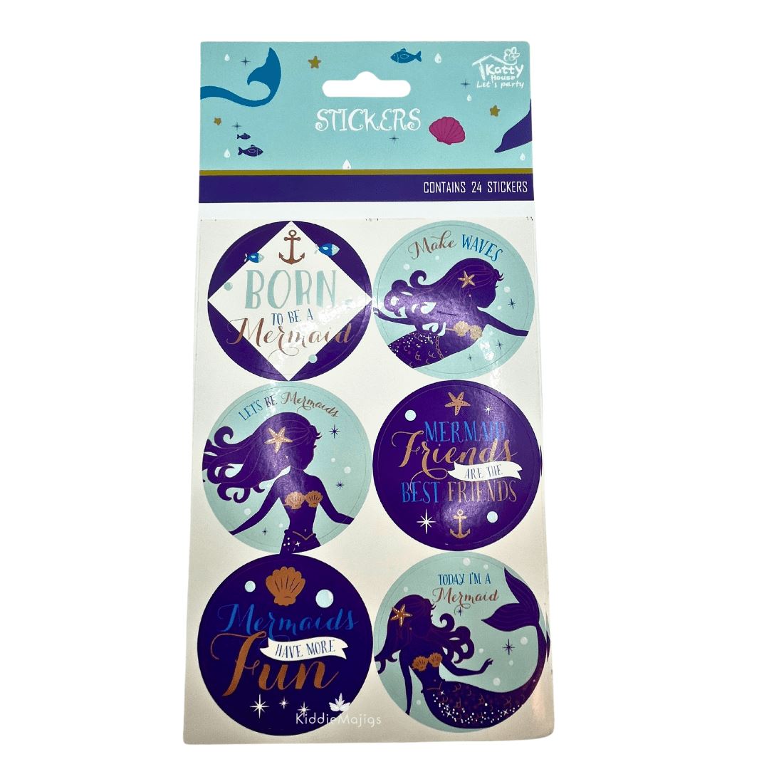 Mermaid Stickers 24pc