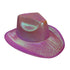 Metallic Shiny Cowboy Hat - Pink
