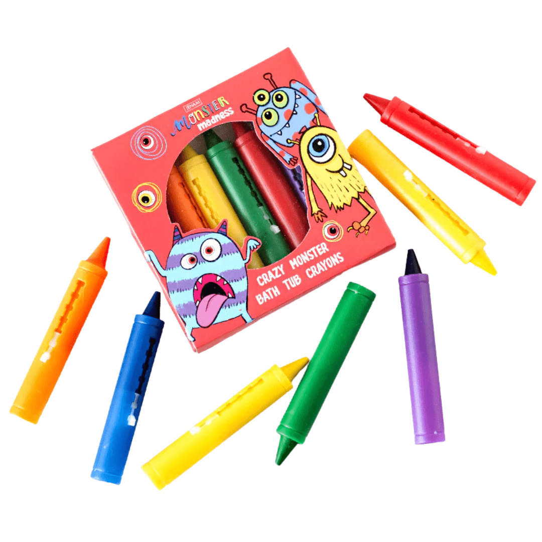 Monster Madness Crazy Monster Bath Tub Crayons Toys Not specified 