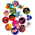 Multi-themed Funky badge 1pc