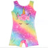 Multicolour Unicorn Unitard with Scrunchy