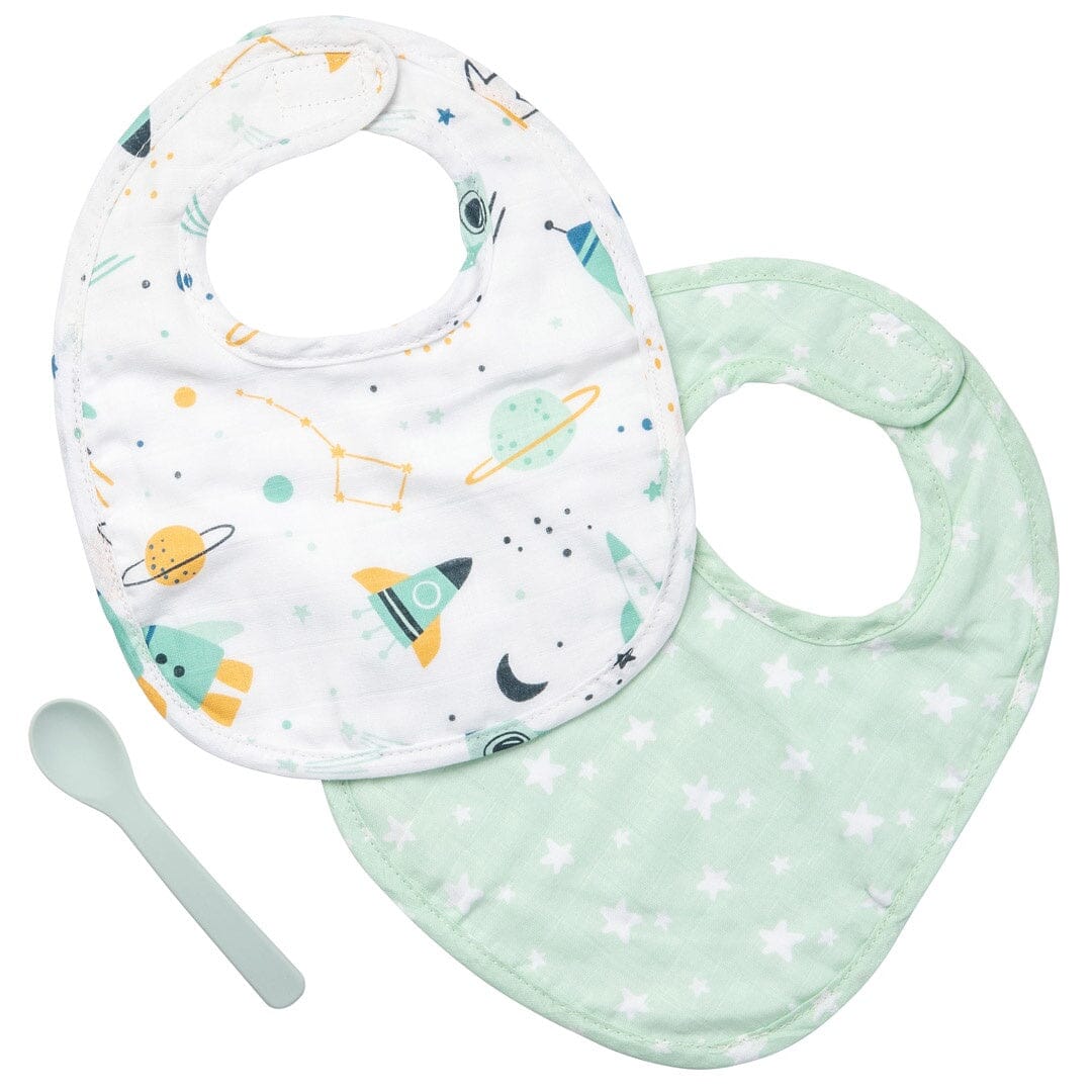 Muslin Bib Set Rocket