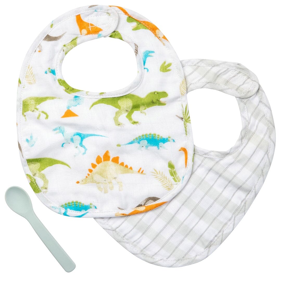 Muslin Bib Sets Dino