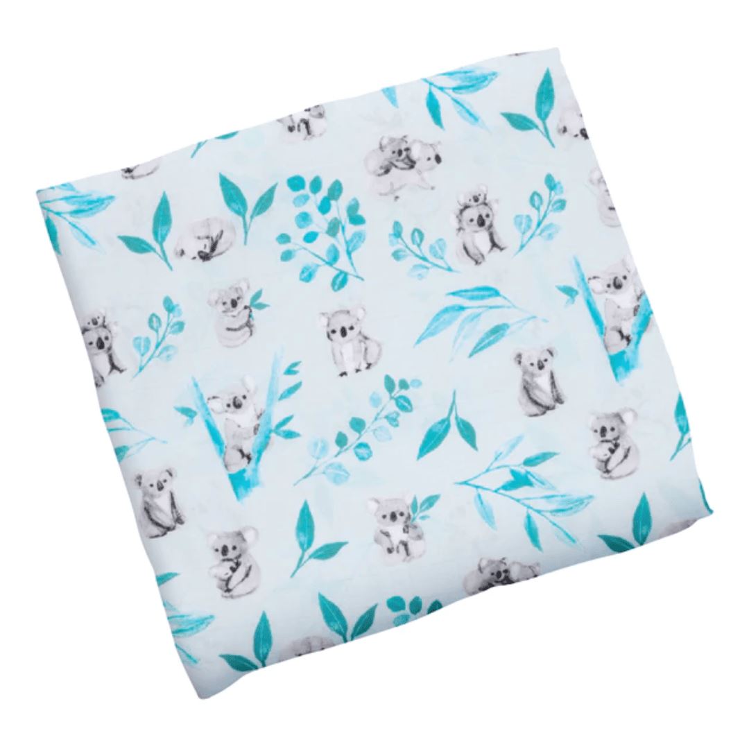 Muslin Swaddle Blanket Koala