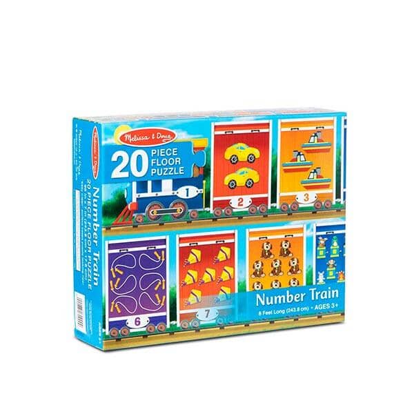 Number Train Floor Puzzle 20 pc