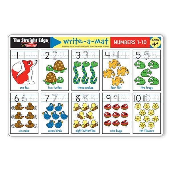 Numbers 1-10 Write-A-Mat