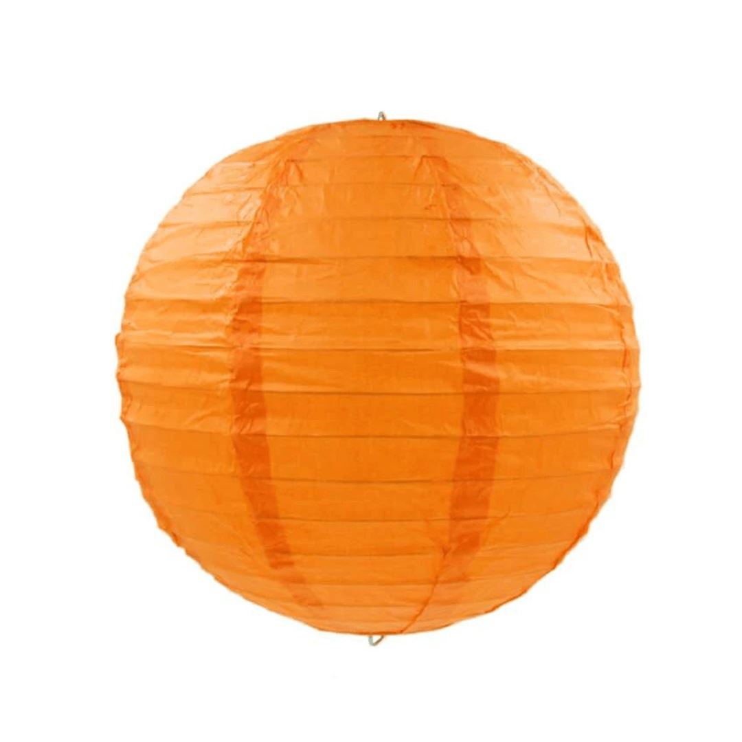 Orange Halloween Paper Lantern 20cm