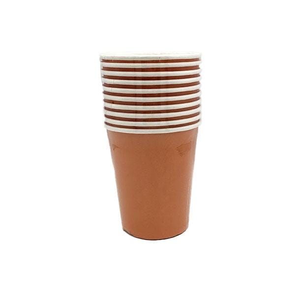 Orange Paper Cups Plain