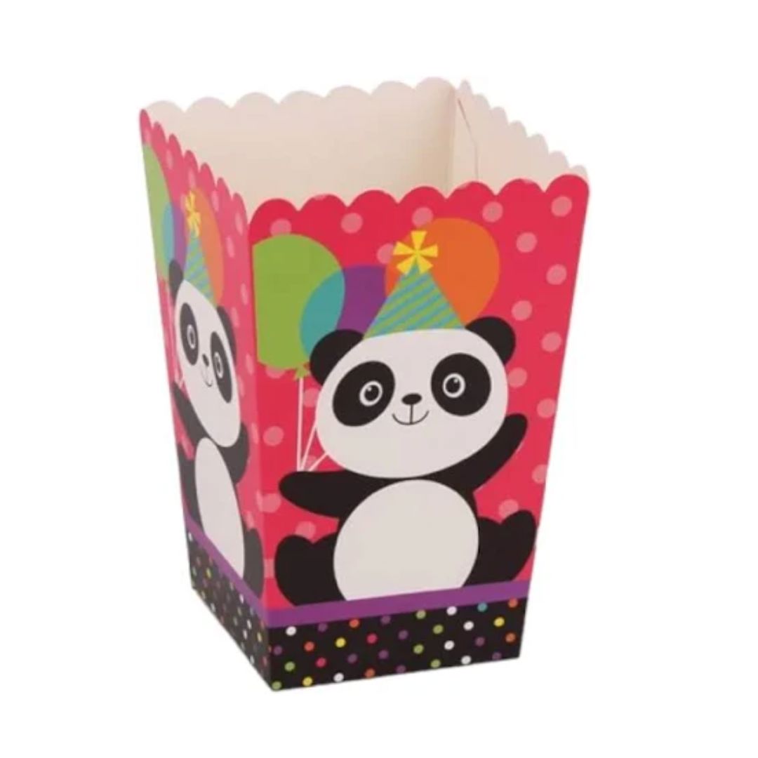 Panda Party Popcorn Boxes 10pc