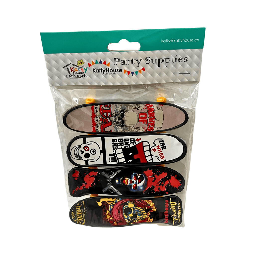 Party Pack Skateboards Mini 4PC Toys Not specified 