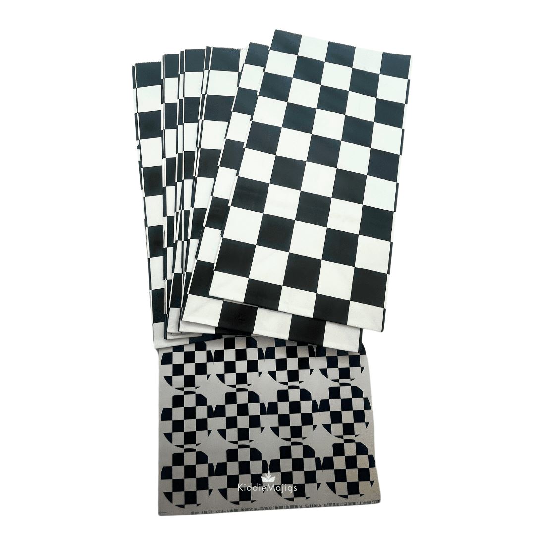 Party Paper Bag 12pc - Checkered