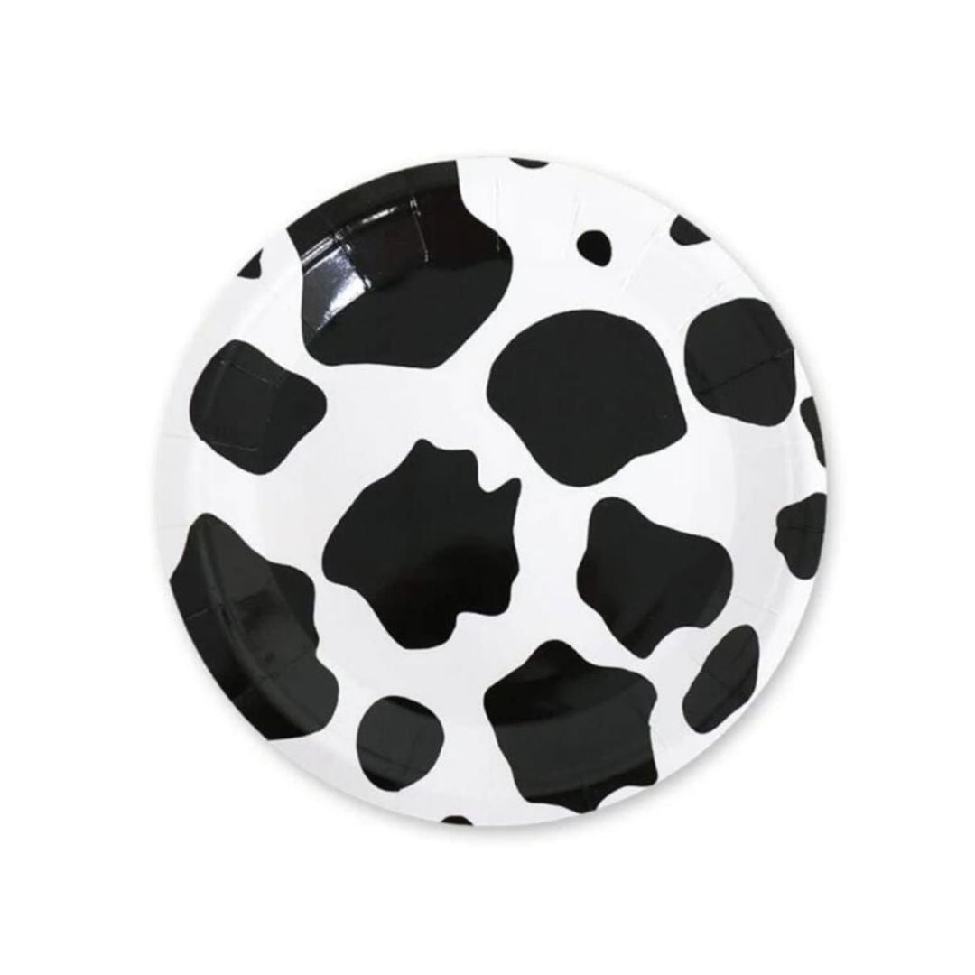 Party Paper Plates Cow 23CM - 10PC