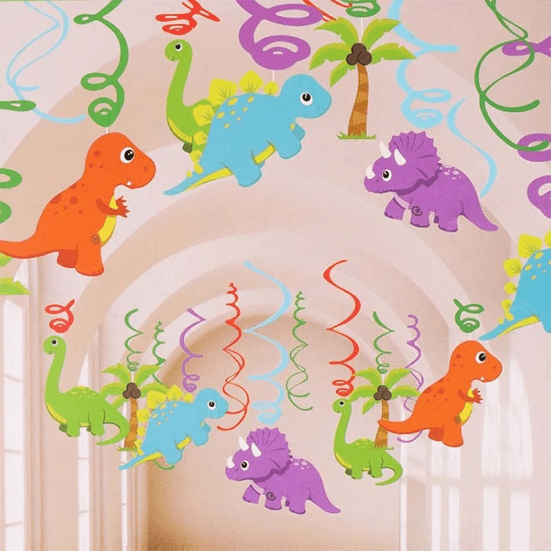Party Swirl Dinosaur 14cm each Parties Not specified 