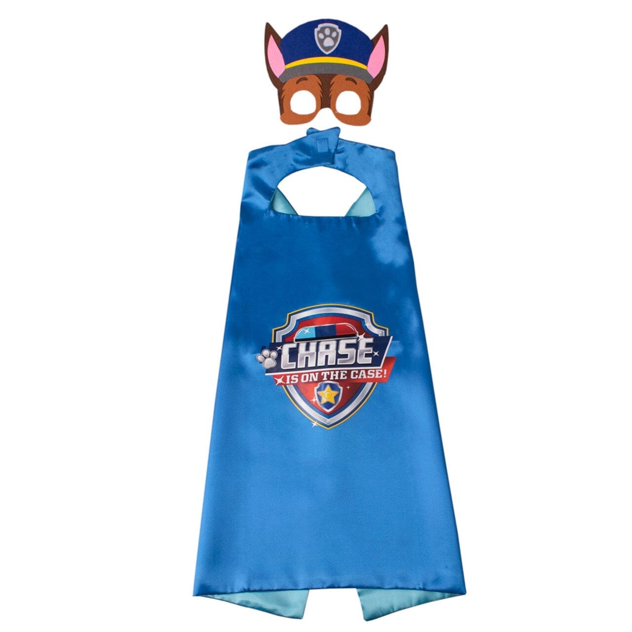 Paw Patrol Cape and Mask Set - Chase (Blue)