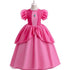 Peach Pink Princess Dress