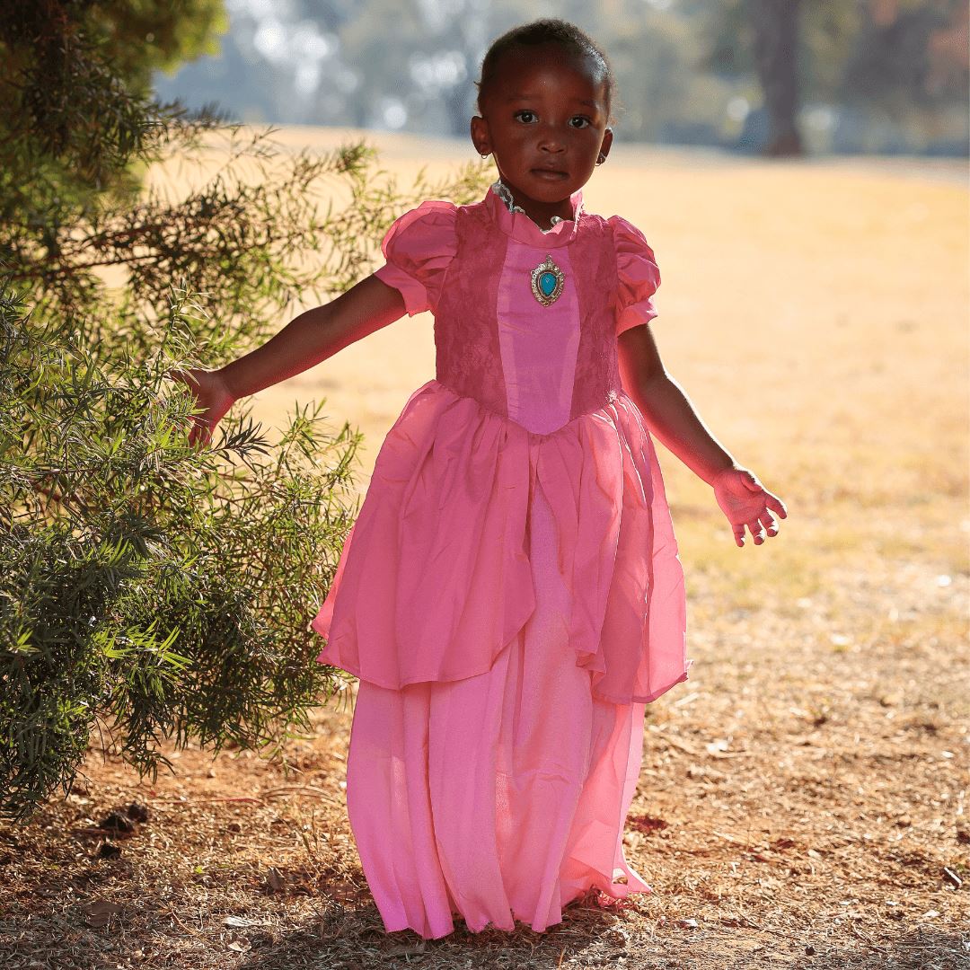 Pink and peach dress best sale