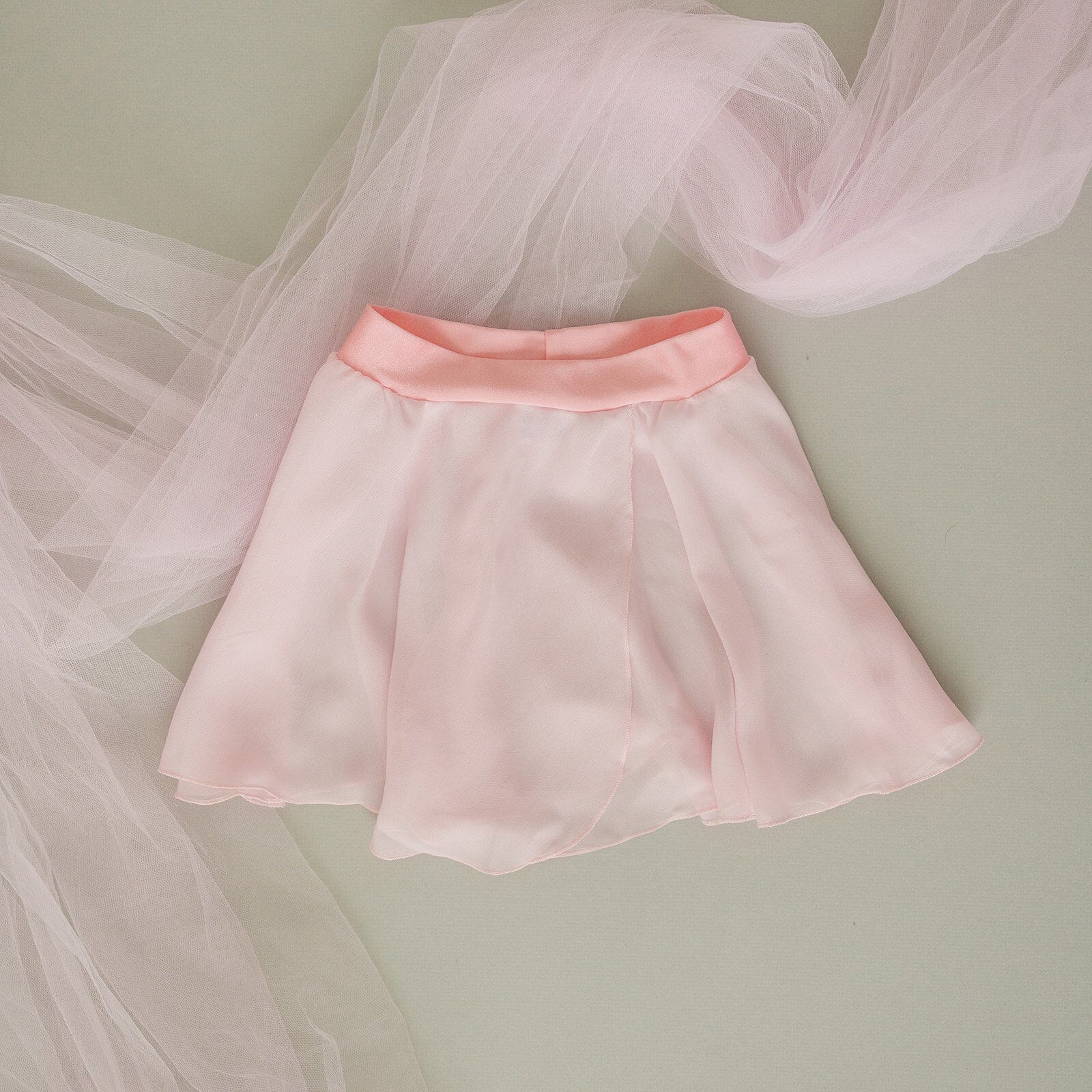 Pink Chiffon Ballet Skirt