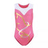 Pink Leotard with Gold Detail