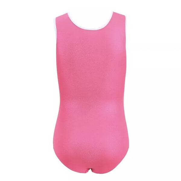 Pink Leotard with Gold Detail