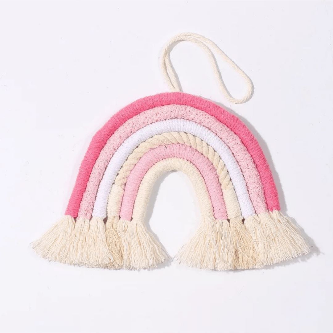 Pink Rainbow Room Decor Tassel