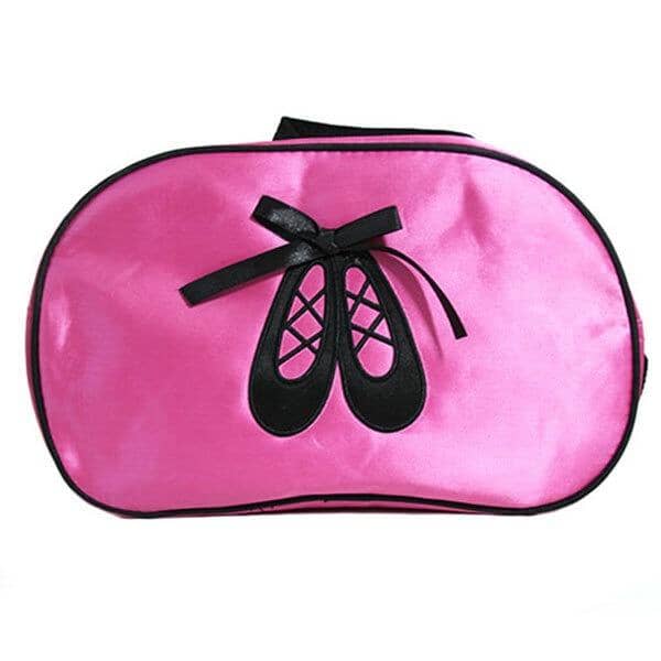 Pink Satin Ballet Bag