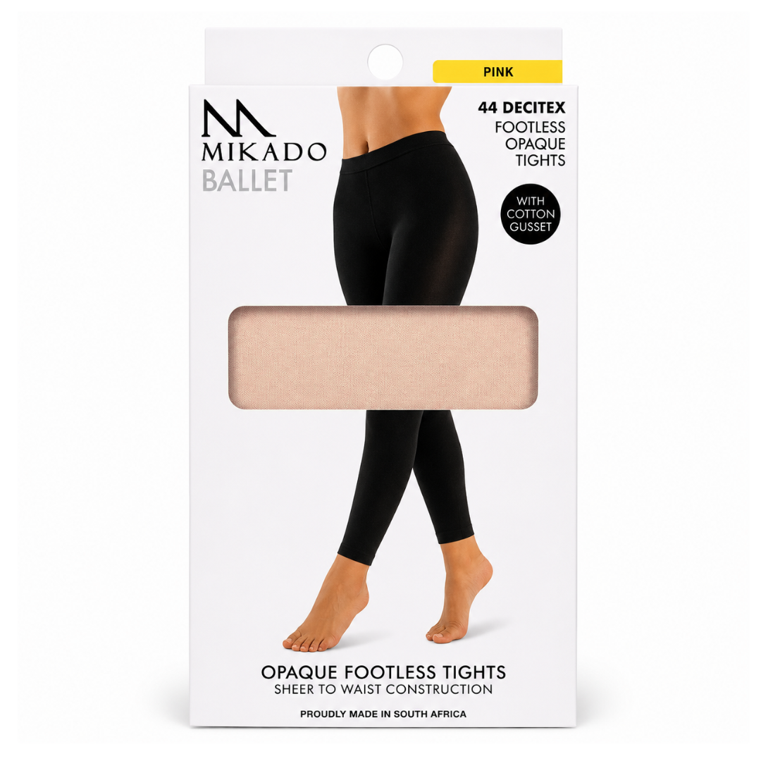 Pink Ballet Dance Tights - Footless