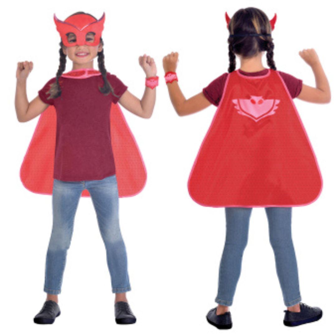 PJ Masks Owlette Cape Set (Age 4-8)