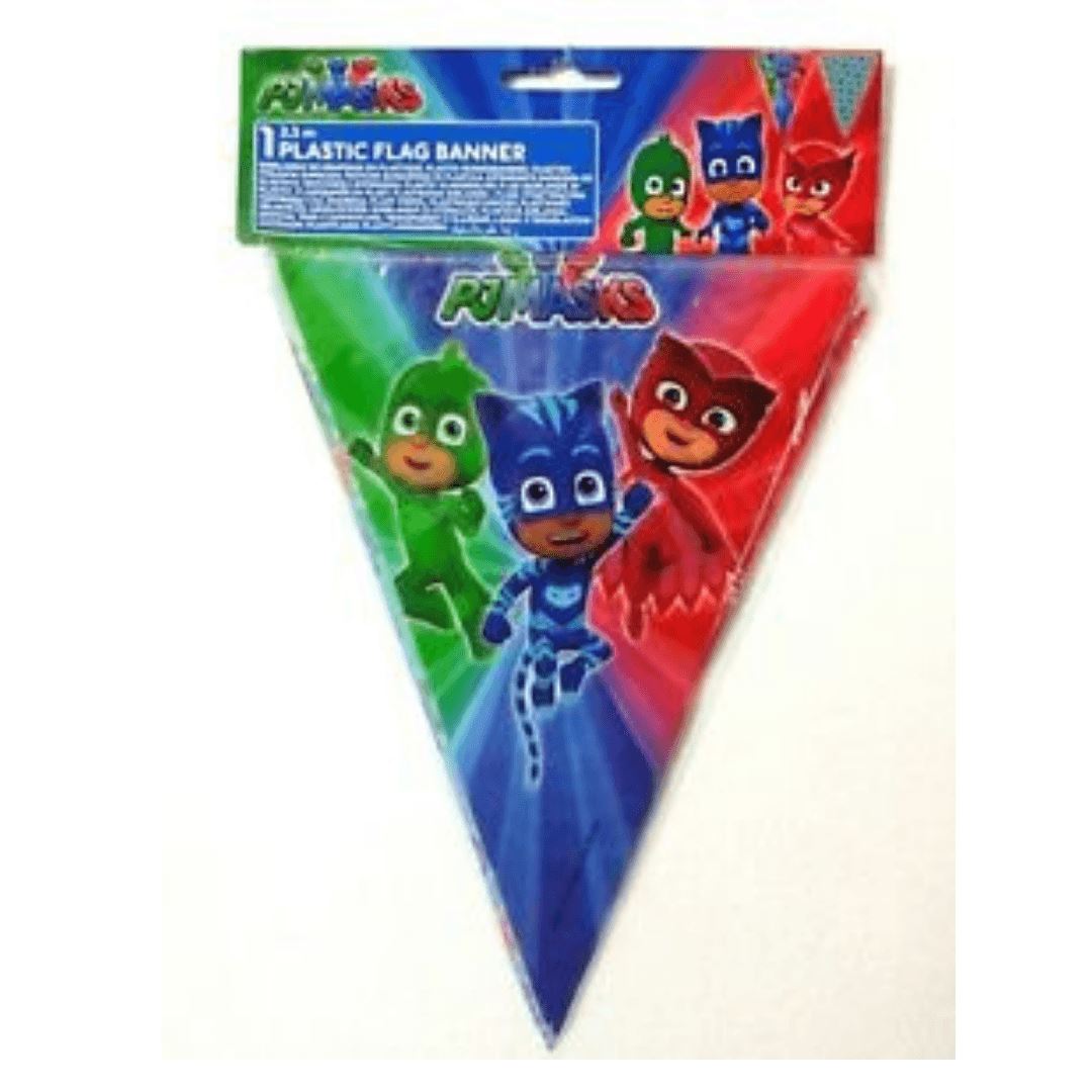 PJ Masks Triangle Flag Banner